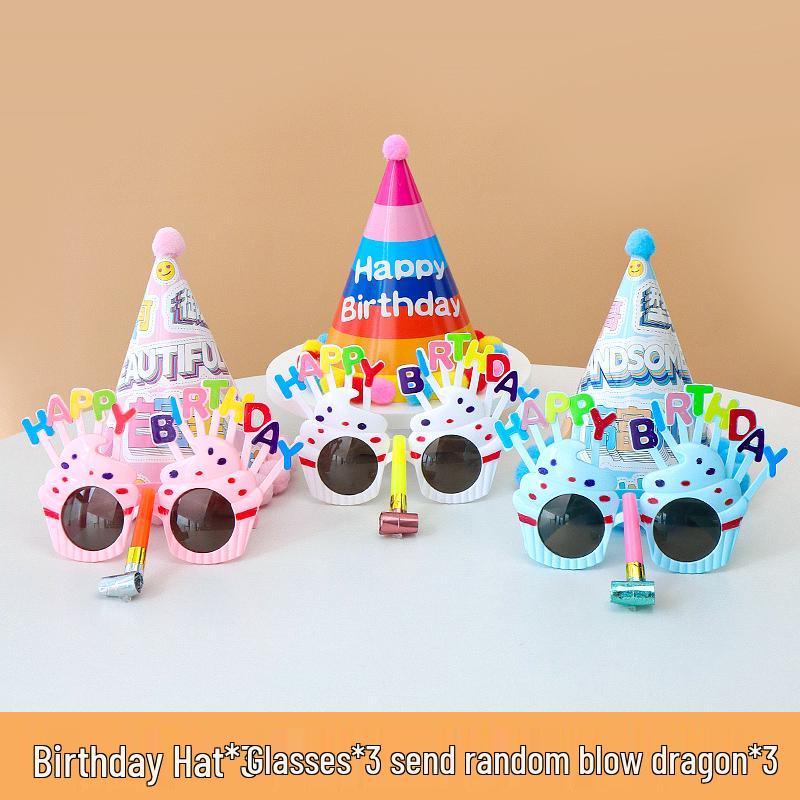 2025 Birthday Hat for Kids & Adults - First Birthday Party, Photo Props, Cake Hat