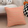 Vintage Stripes Pillow Classic Retro Cushion Cover Throw Pillow Cover Hidden Button Durable Polyester Chair Cushion
