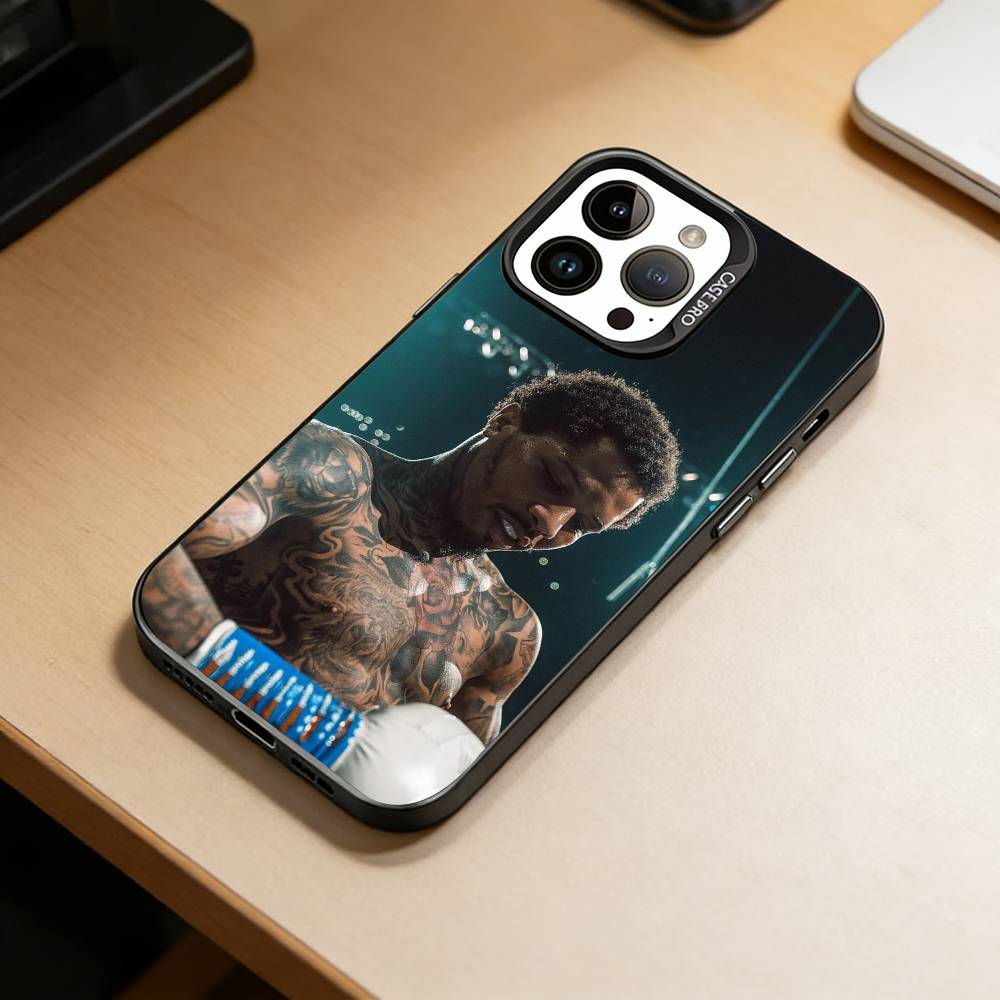 

Gervonta Tank Davis Phone Case For iPhone 17,16,15,14,13,12,11 Plus,Pro Max,XS,Colorful Silver Phone case Funda Cover iPhone17promax