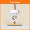 Plush Leopard Cute Print Cat Keychain Soft Toy Doll Bag Charm For Kids