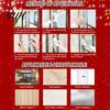2027 New Year Decorations of Goat Window Cling, Lunar Zodiac Glass Auspicious Ornaments Sticker, Flame Style Spring Festival Door Decor for Home Shop