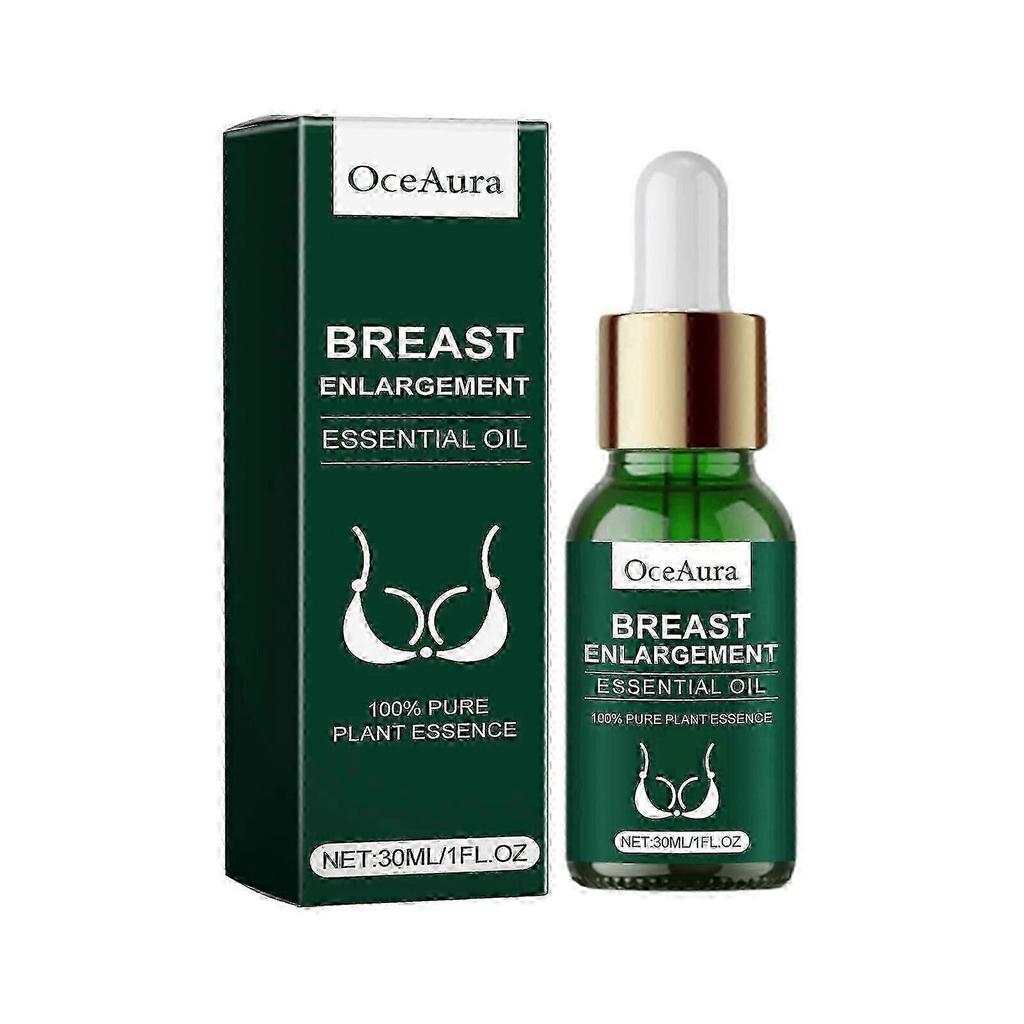 1pcs Breast Enhancement Essential Oil, Firming Moisturizing Anti-Sagging Care with Rose Oil Hyaluronic Acid