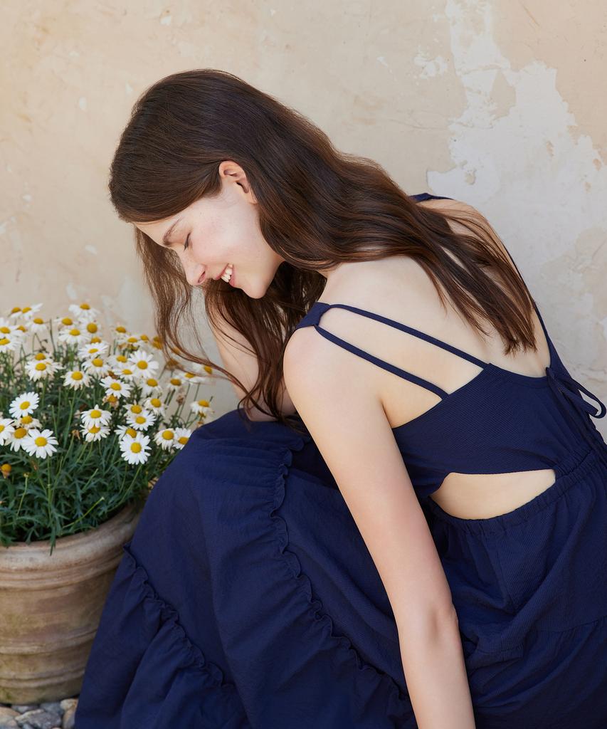 Bellodinela Ette Dress Navy
