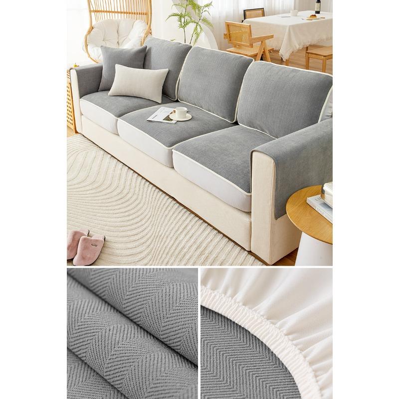 Pokrowiec na sofę Chenille Stretch Pokrowiec na cały pokrowiec Poduszka na leniwą sofę Cztery pory roku Uniwersalny pokrowiec na siedzenie
