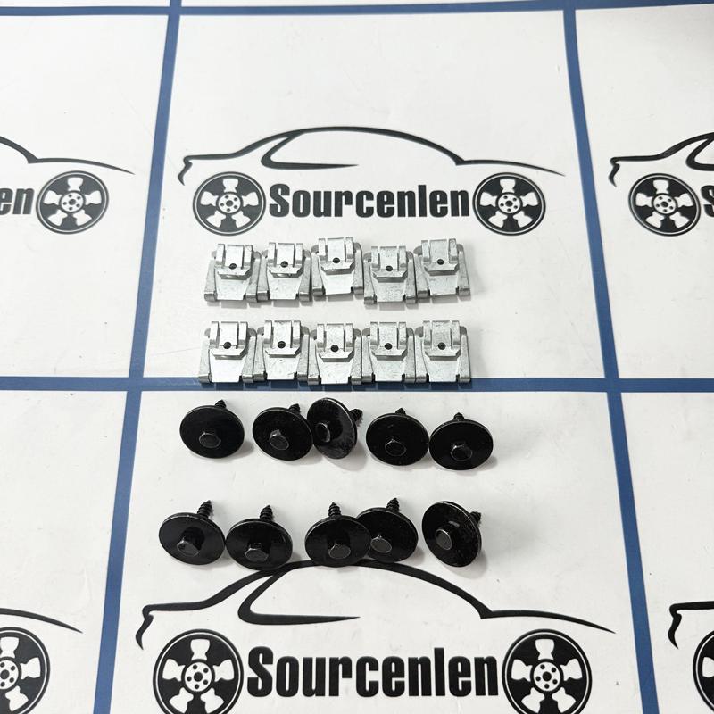 0049943145 0019906036 For Mercedes Benz A B C E M CLA CLS CLK Class 20pcs/Set Car Under Engine Cover Floor Clips Screws