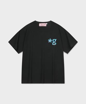 Geulleondeun Turquoise Logo T-Shirt (Black)