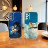 Calcifer Howl's Moving Castle Phone Case For SamsungA10,12,20,21S,30,31,40,50,51,52,70,71 Transparent Cover