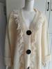 2025 Autumn/Winter European & American Women's Fashion Tassel Knit Cardigan Sweater
