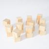 10pcs Natural Wooden Cube Woodwork Craft Handmade Material Hobby Wooden Square Block
