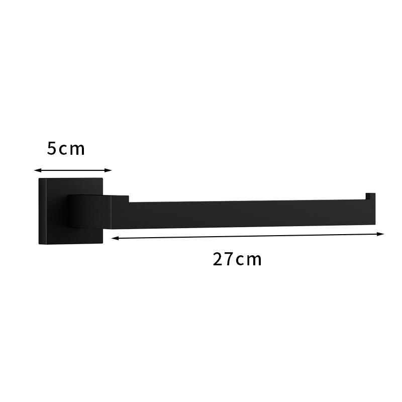 Luxury Black Bathroom Accessories Set Bathroom Hardware Set Household Hanger Towel Rack Roll Paper Rack Coat Hook Sets 4 Pcs Kit