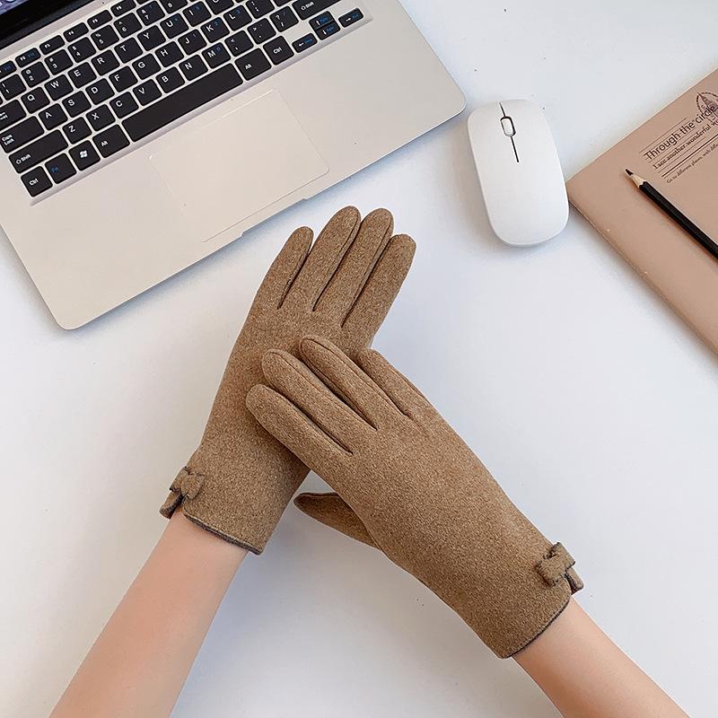 

Женские сенсорные перчатки Derong женские осенне-зимние теплые перчатки студенческие корейская версия для велоспорта и вождения утолщенные морозостойкие женские unspecified, style and color, mixed hair