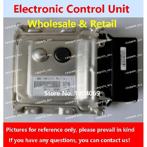 39117-2BAB0 G510/39131-2B130 S74 For Hyundai Elantra Car Engine Computer Board/ECU/ME17.9.11.1 39131-2B091 SP8/39117-23001 301 39117-23001