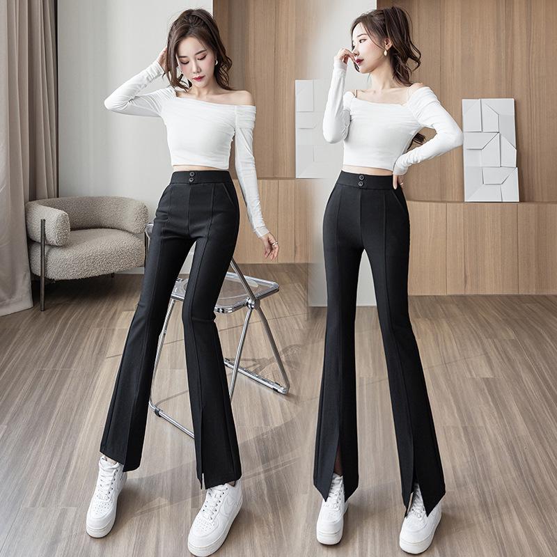Women's High Waist Slimming Flared Pants for Summer