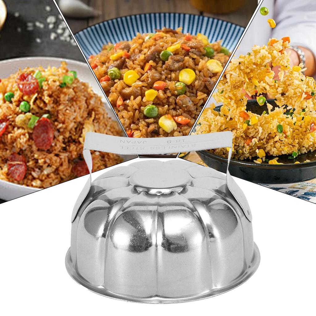 Rice Shaperhandle Fried Rice Shaper Stainless Steel Rice Press Mold Practical Versatile Shaping Rice Shaper Mold