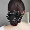 Sweet Temperament Fashion Exaggerated Hair Bands Hair Accessories Retro Wrinkle Chiffon Scrunchies for Women Girls Scrunchies