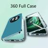 360 Full Case For Honor Magic 7 Lite X9C 5G Tempered Glass Leather Cover For Honor X9 C Magic7 7Lite Double Sided Protect Bumper