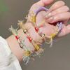 Handmade woven rope dripping oil triangle bracelet cute niche design temperament fashionable versatile exquisite jewelry women