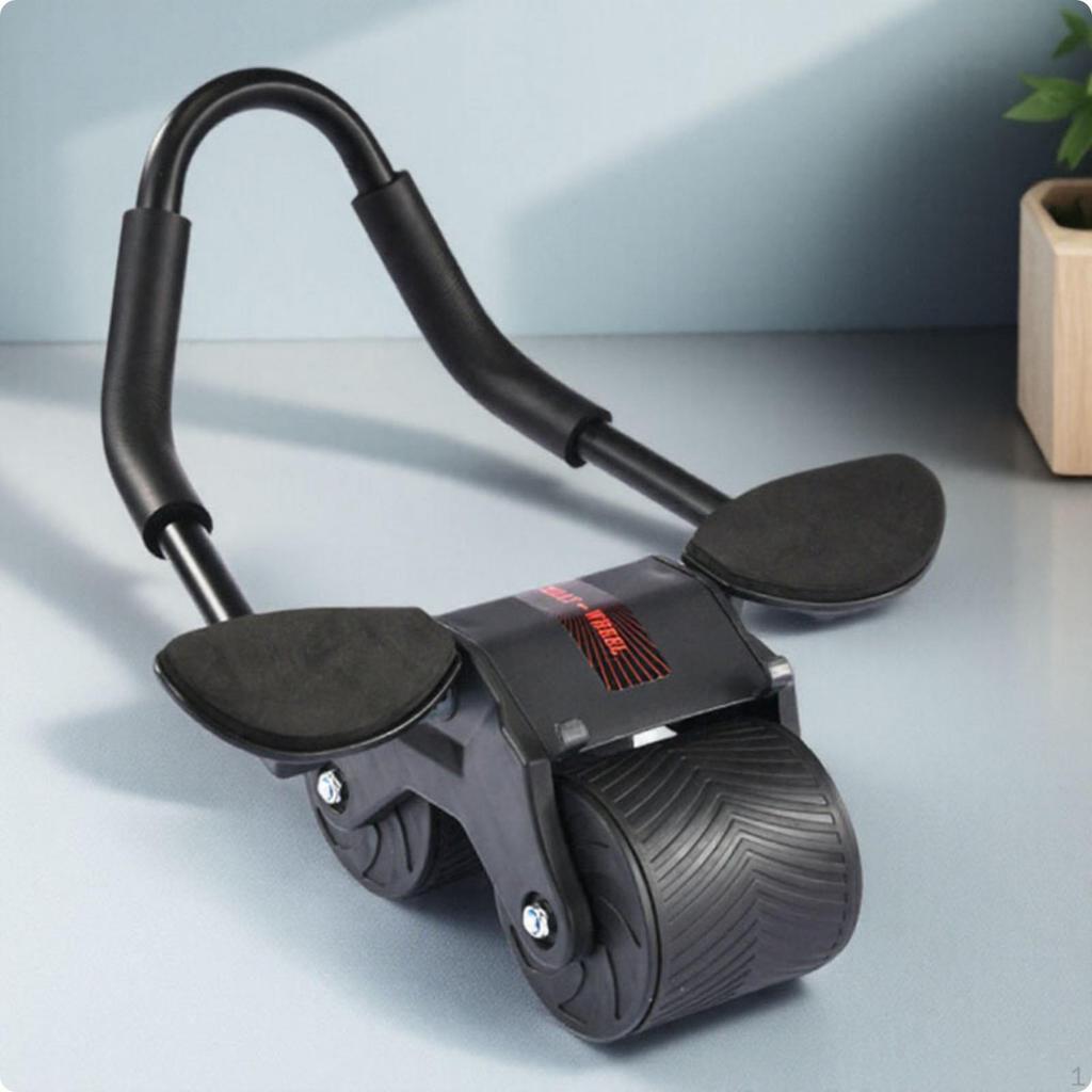 Elbow Support Roller Home Gym NonSlip Abdominal for Men and Women, Outdoor without Timer