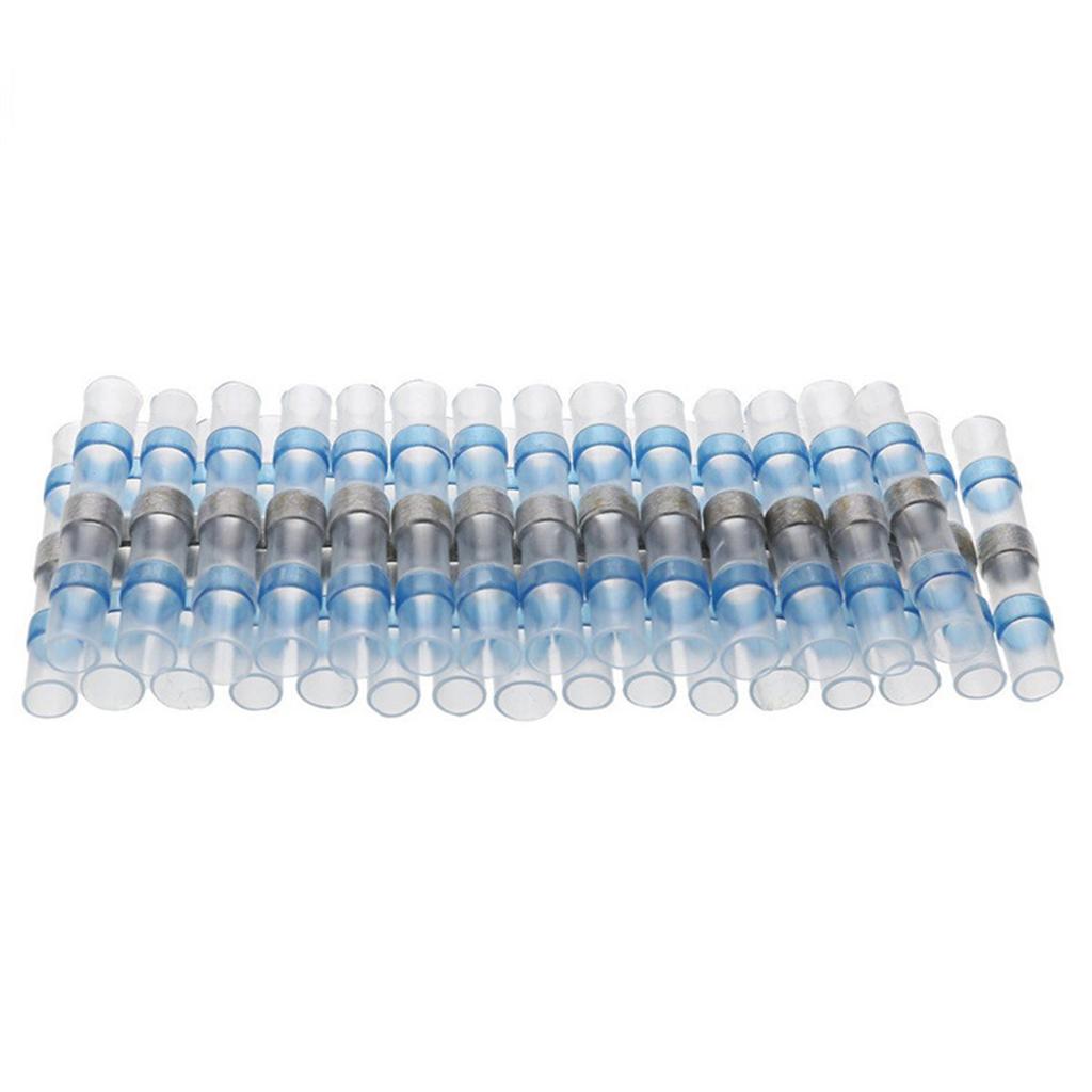 500pcs Solder Heat Shrink Butt Wire Connector Terminals Waterproof Solder Electrical Connectors Wire Cable Splice Kit Automotive Marine
