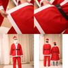 Christmas Costume For Men 5-piece Santa Claus Outfit Set