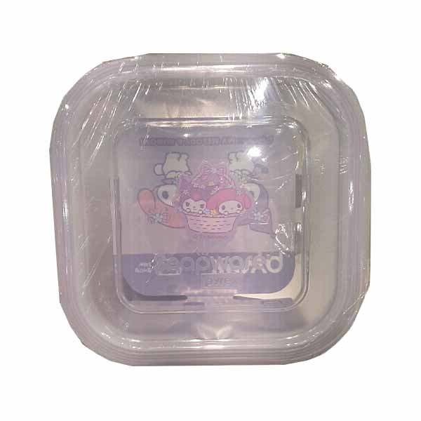 Corelle Pyrex My Melody & Kuromi Airtight Square Container 510ml