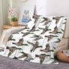 Cartoon Duck Pattemn Blanket 1 Count SoftComfortable Warm Throw Air-conditioned RoomBlanket Warm Nap Blanket Custom Blankets