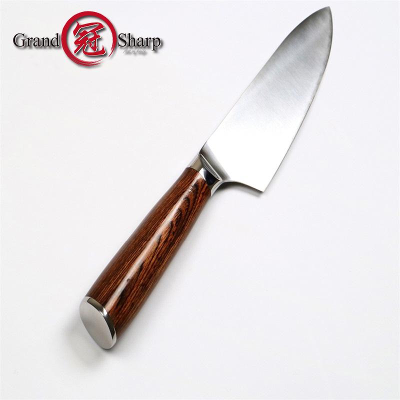 7.7 Inch Chef's Knife GERMAN DIN1.4116 Steel Razor Sharp Blade Cut Best Chef Kitchen Cooking Knives