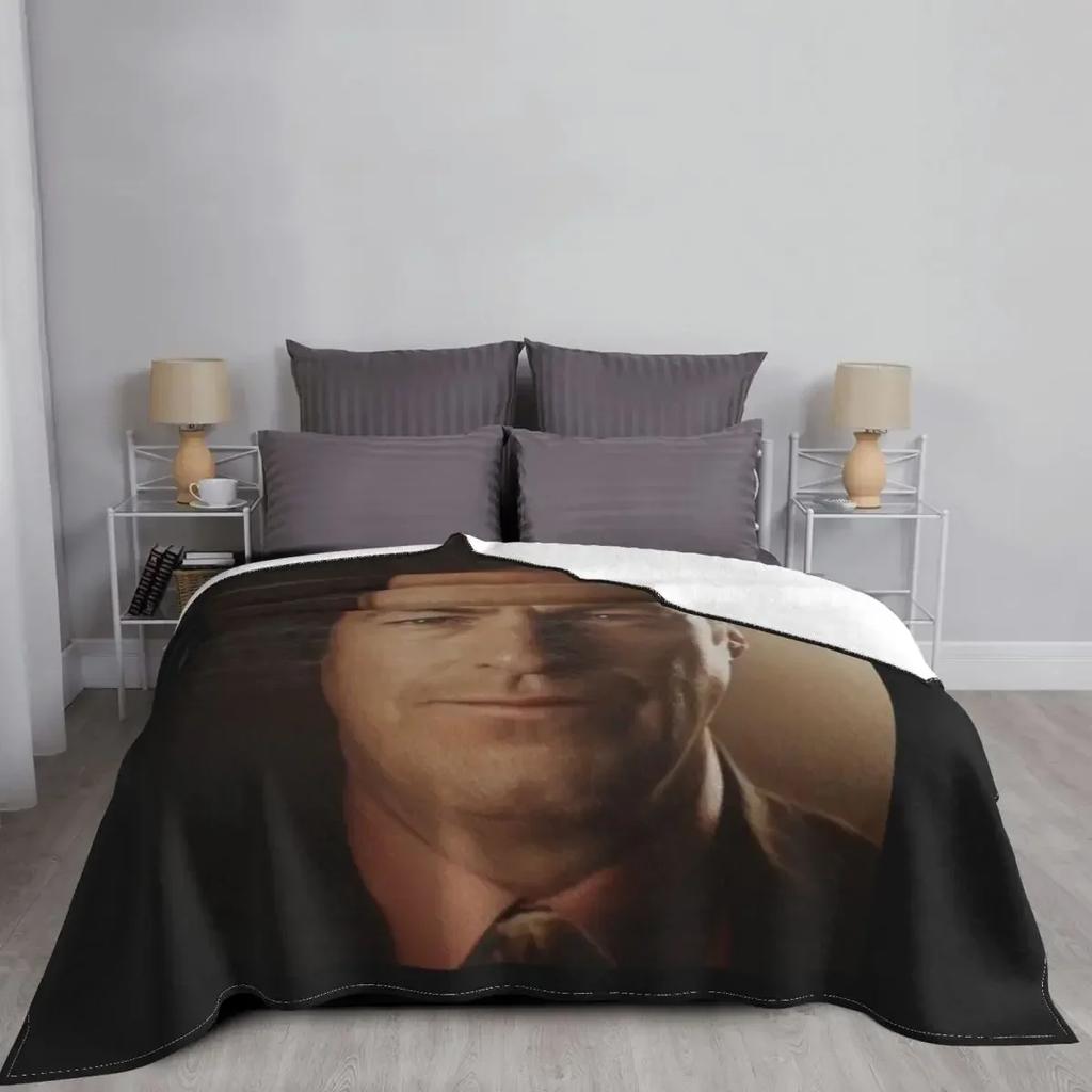3D Saul Goodman Blankets Flannel Spring Autumn Actor Meme Movie Portable Ultra-Soft Throw Blanket for Bedding Car Quilt
