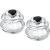 2Pcs  12011-1 Oil Dust Caps 3-3/4" Oil Cap For 10K-16000 Trailer Axle Bearing
