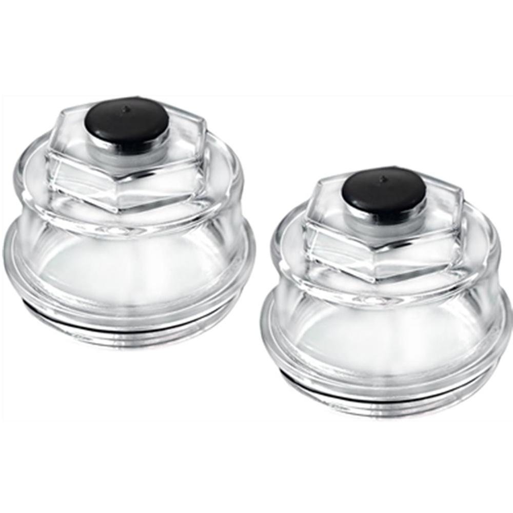 2Pcs  12011-1 Oil Dust Caps 3-3/4" Oil Cap For 10K-16000 Trailer Axle Bearing