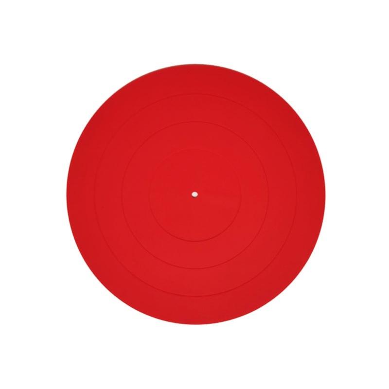Turntable Platter Mat - Audiophile Grade Silicone Rubber Design Universal to All for LP Vinyl Record Players Phonograph