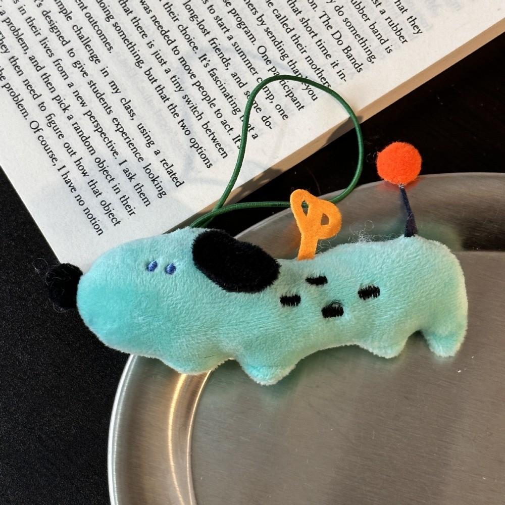 Cute Lanyard Style Clockwork Puppy Plush Pendant Doll Gift Backpack Decoration Cartoon Doll Keychain