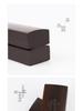 Black Catalpa Wood Ruler and Paperweight for Calligraphy and Book Pressing