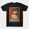 Men Black Print T-shirt Dinkleberg! No-Cut Transfer Paper Print Cotton Tshirt