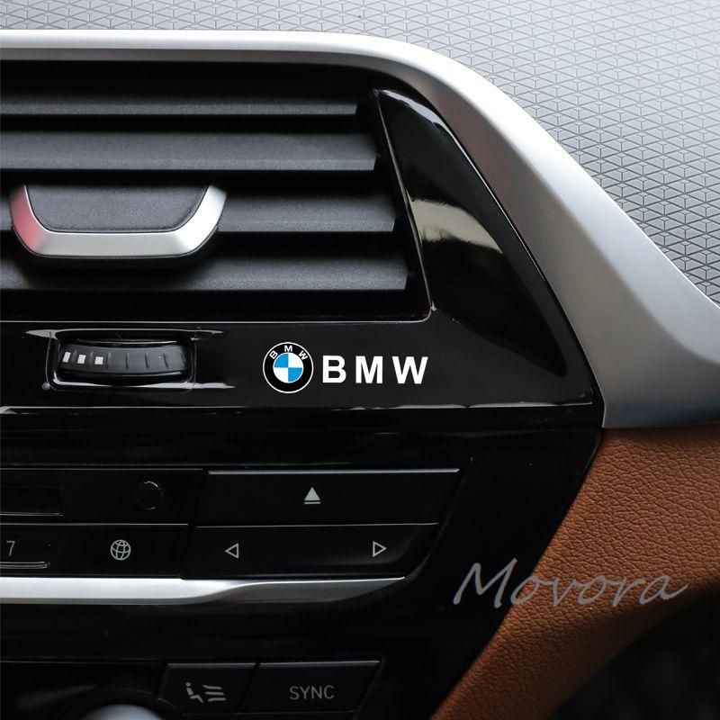 Car Interior Sticker Creative Emblem Badge Sticker Waterproof For BMW M F10 F20 E83 E90 E92 E93 X1 X5 X6 F30 G03 E43 E53 E63 E84 EN0
