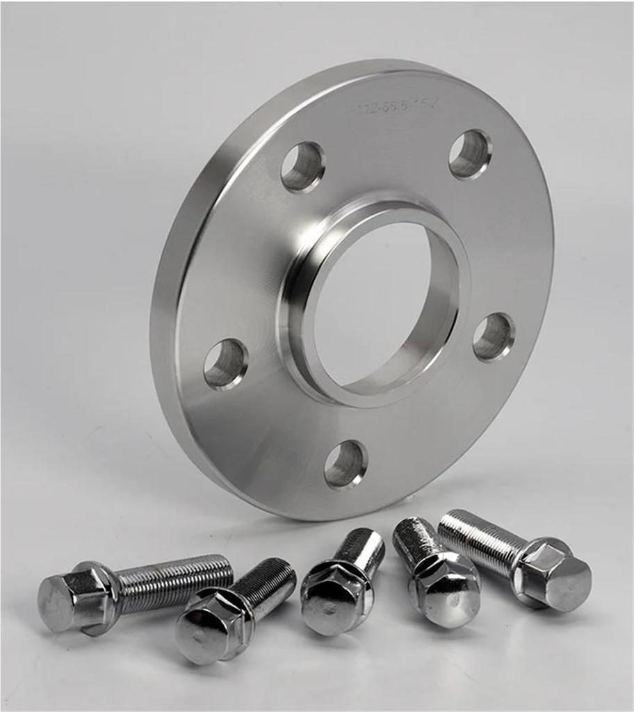 Wheel Spacers 2 Pcs 12/15/20mm PCD 5x112 CB 66.5 Forged Wheel Spacer Fits Q5(8R)/A6(C6)/A6 Avant(4G5,C7)/A7/A8/A4(B8)/A5(2 Pieces 15 Mm)