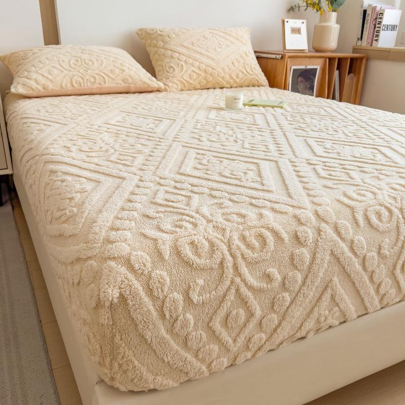 Lençol de Elástico - Roupa de Cama Elástica Bolso Profundo Protetor de Colchão Capa Lençóis para Cama de Casal Queen King Size