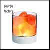 Nordic Himalayan Salt Lamp: USB-Powered Warm Bedside Night Light and Romantic Gift