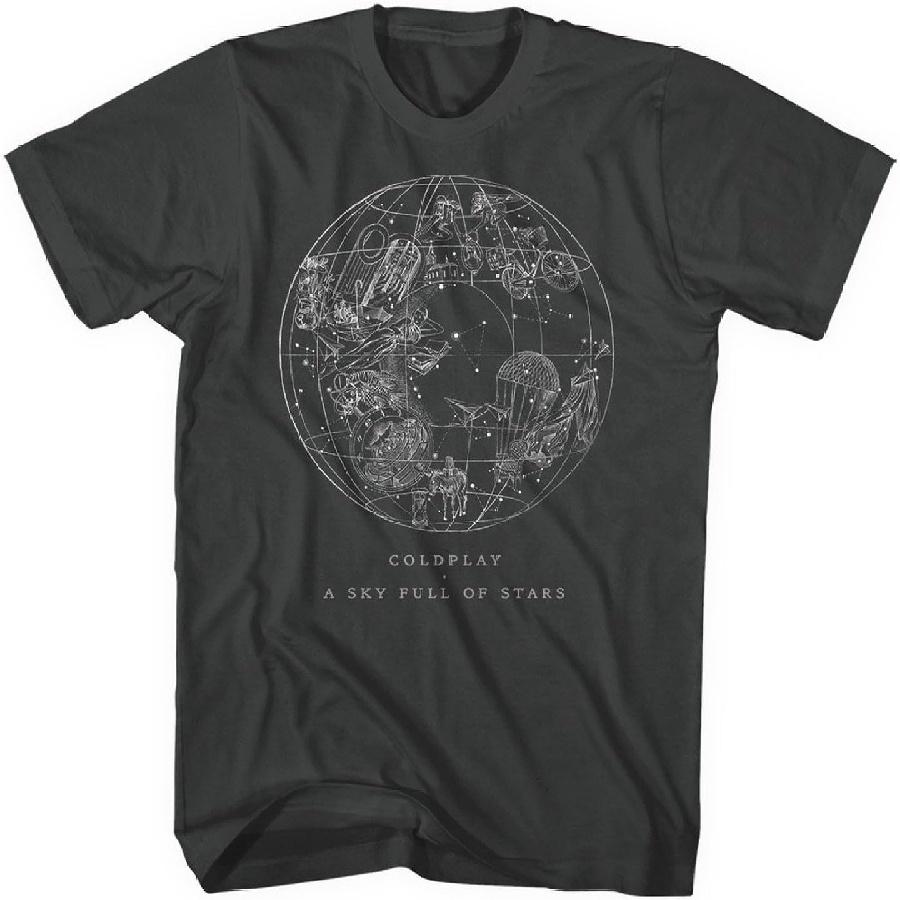 Coldplay - A Sky Full Of Stars - Adult T-Shirt - XL S чёрный