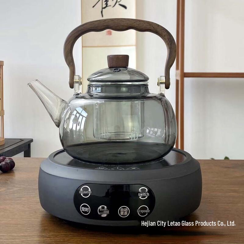 Zuozhixun Borosilicate Glass Teapot Set with Electric Stove