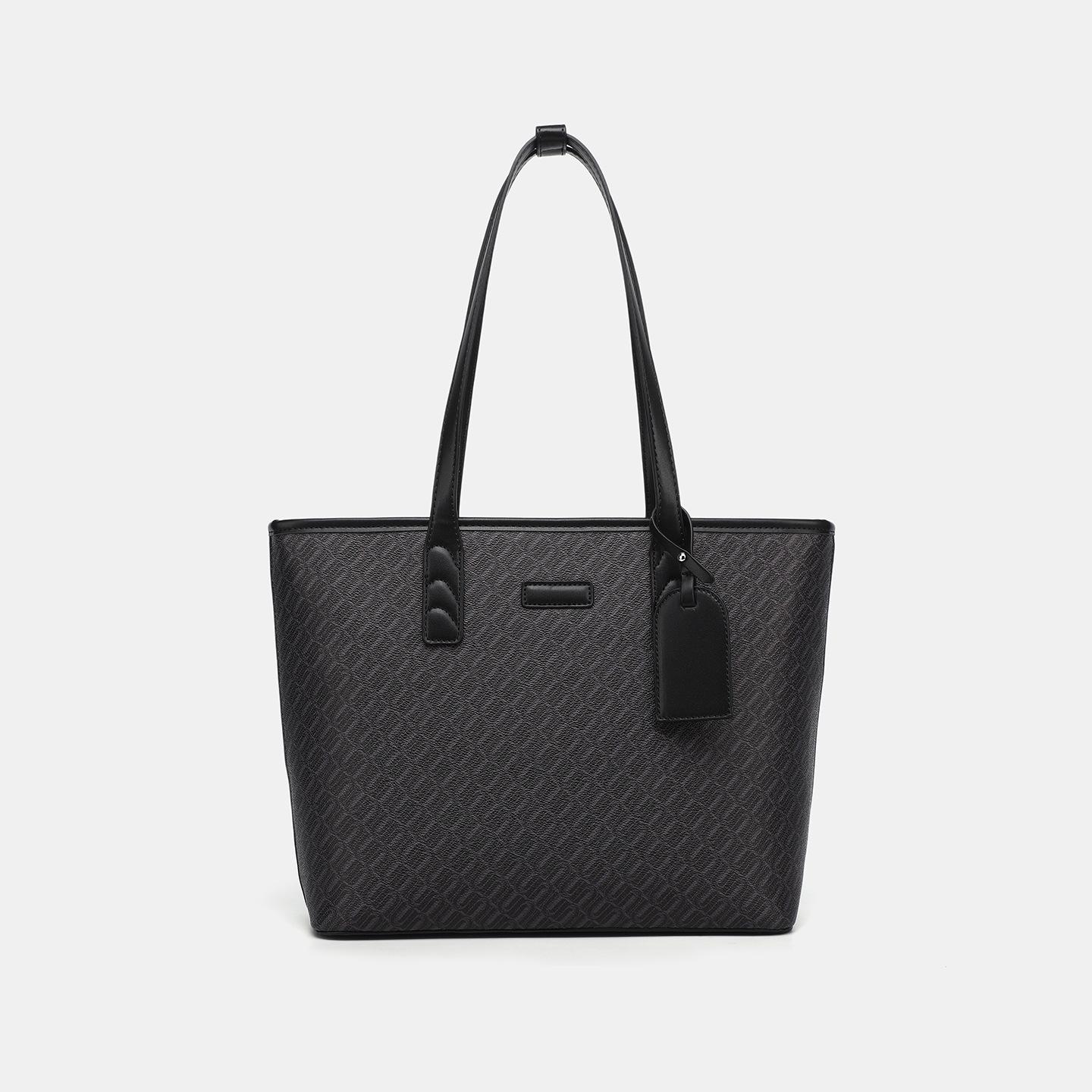 

Вместительная милая сумка-тоут для девочек и простая одноплечевая сумка для поездок на работу/учебу для девочек чёрный