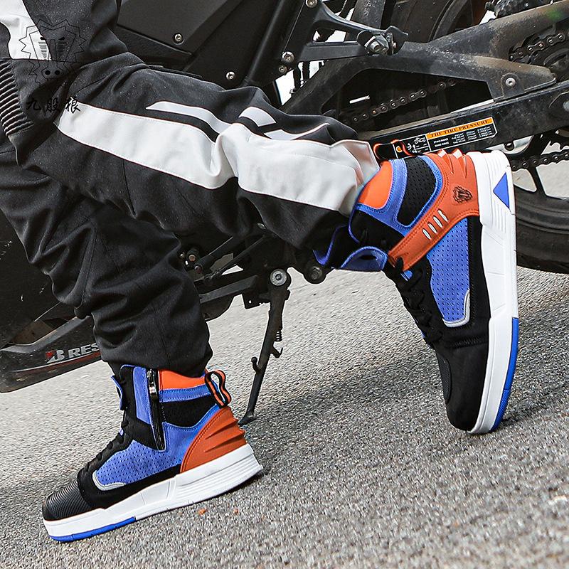 Motorcycle Riding Shoes, Motorcycle Boots, Summer Breathable and Anti Fall Shoes, Knight Equipment, Road Racing Shoes, Commuting Shoes