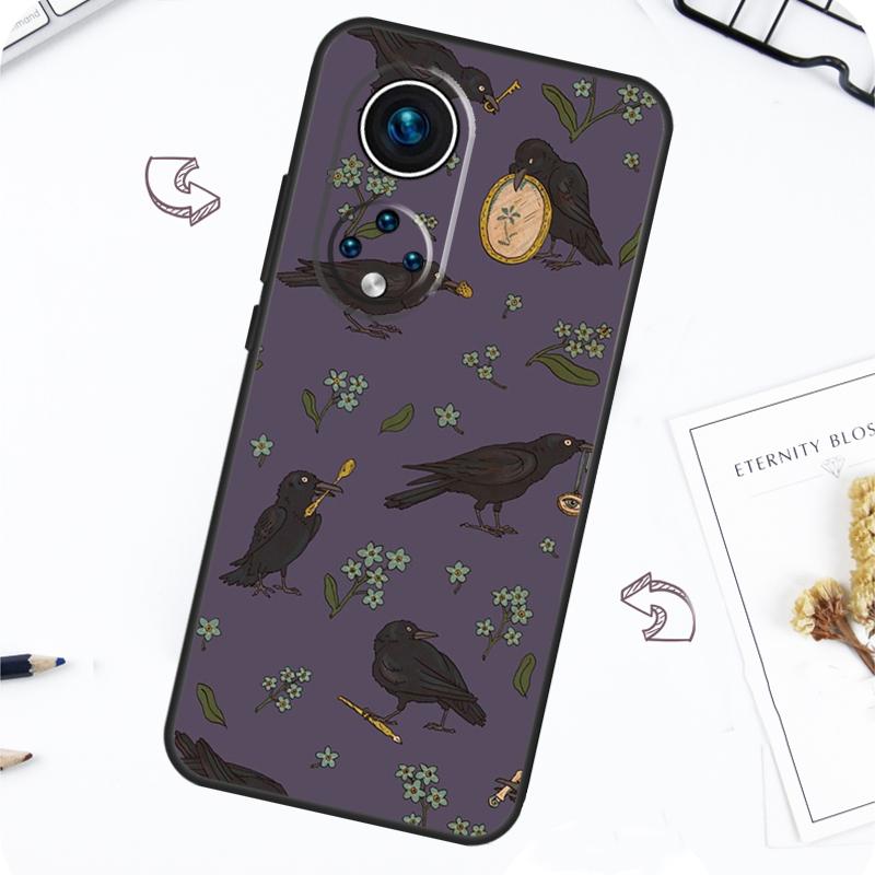 The Raven Halloween Case For Huawei P30 P20 P40 Lite P50 Pro P Smart 2021 Nova 5T Honor X8 X9 50 70 80 Cover