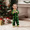 Parent-child Christmas Print Home Suit Long-sleeved Top And Pants