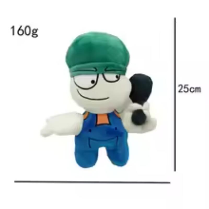 Dave and Bambi Plush Toy Cartoon Soft Stuffed Game Character Christmas Birthday Gift for Kids