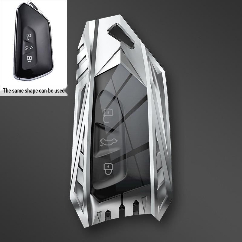 

Zinc Alloy Full Cover Key Shell for Volkswagen Golf 8 Transparent OPP Bag