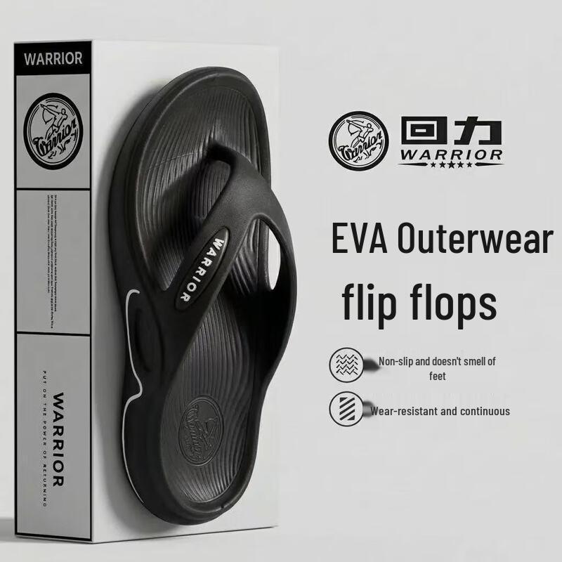 Warrior Men s EVA Beach Flip-flops 41-42 чёрный