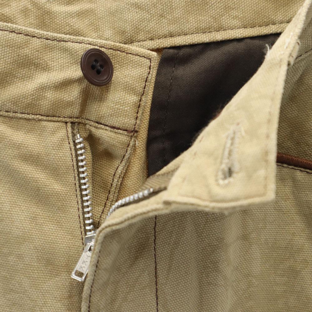 GAULTIER HOMME made in Japan Overall handle Long pants 79 Brown Men's Used