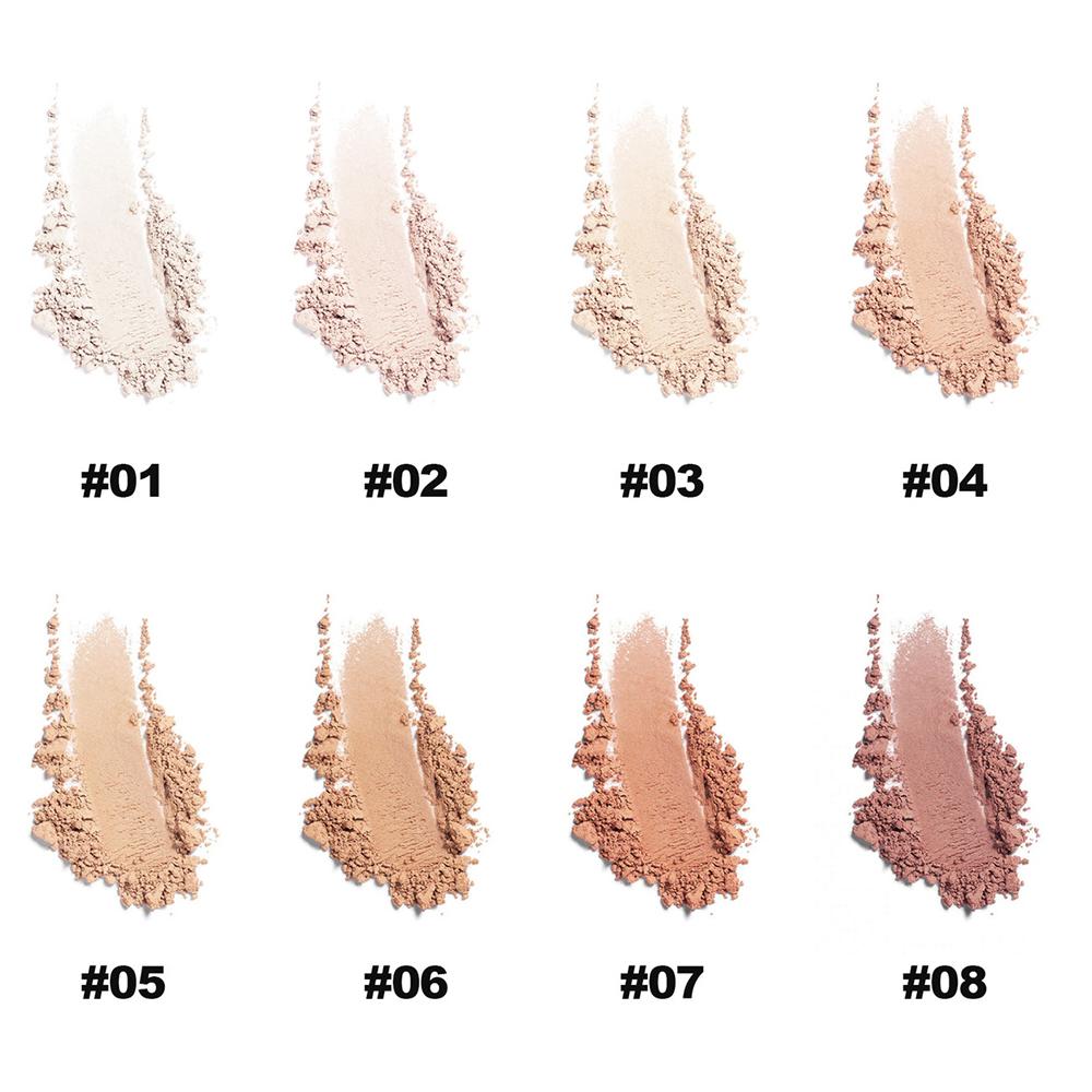 Cipria per trucco per il controllo dell'olio 24 ore, Idratante, Illuminante, Ultra-opaca, Cipria pressabile, Naturale, Impermeabile, Duratura, Fissante in polvere