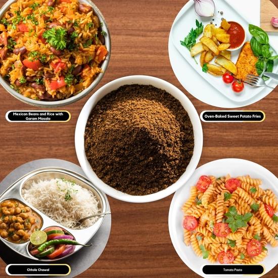 Bio Zing Garam Masala - eine vielseitige indische Mischung aus Gewürzen und Kräutern | Würzmischung | Vegan | Ohne Konservierungsstoffe | Produkt aus Indien - 100g